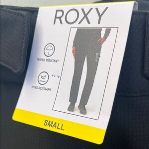 Roxy Black Performance Pants woman’s small NWT